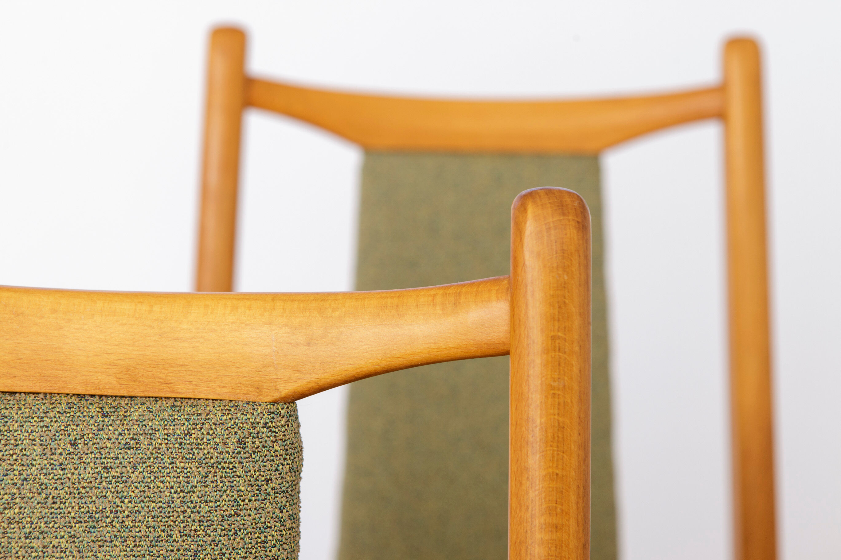 Vintage Dining Chairs Set of 4, Mid Century Modern Chairs, 1960s German