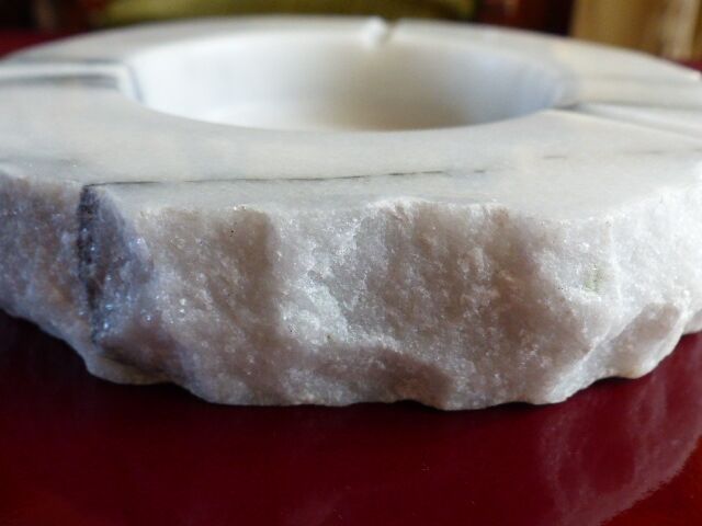 Ashtray vintage marble of Carrara
