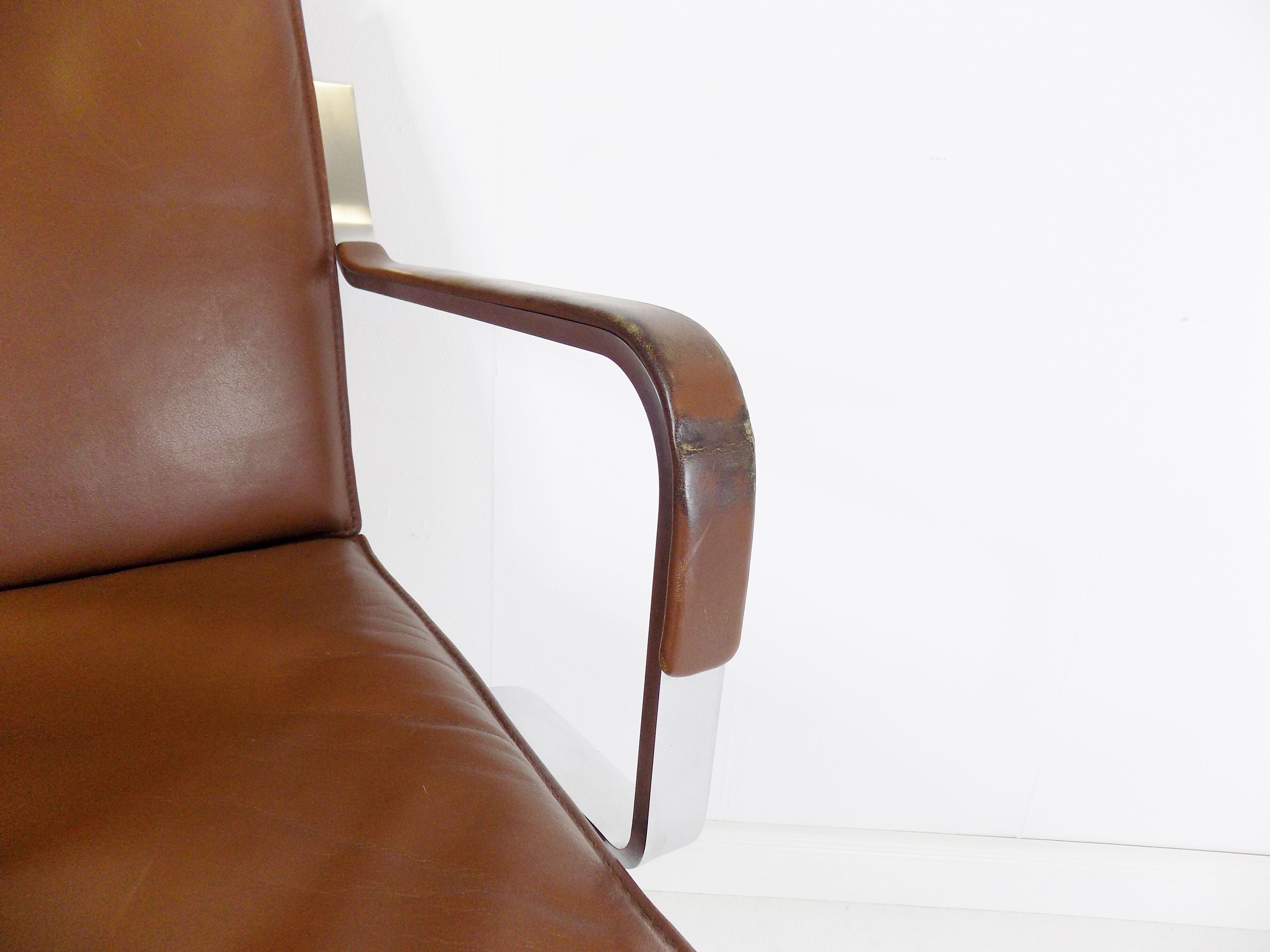 Walter Knoll Art Collection leather office chair by Rudolf Glatzel