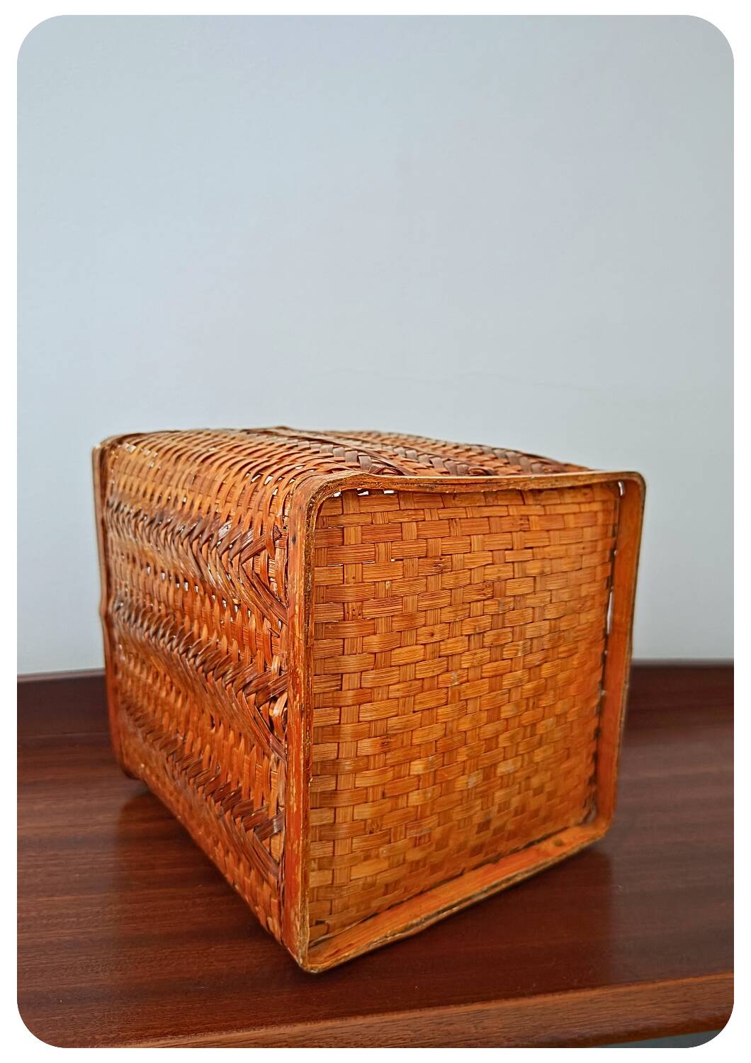 Vintage Bamboo Flower Pot