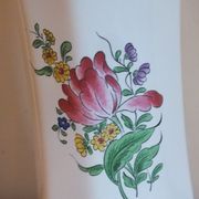 Earthenware vase of St Clement KG Lunéville decoration street lamp