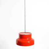 Large original 1960s red Bumling ceiling lamp by Anders Pehrson for Ateljé