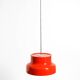 Large original 1960s red Bumling ceiling lamp by Anders Pehrson for Ateljé
