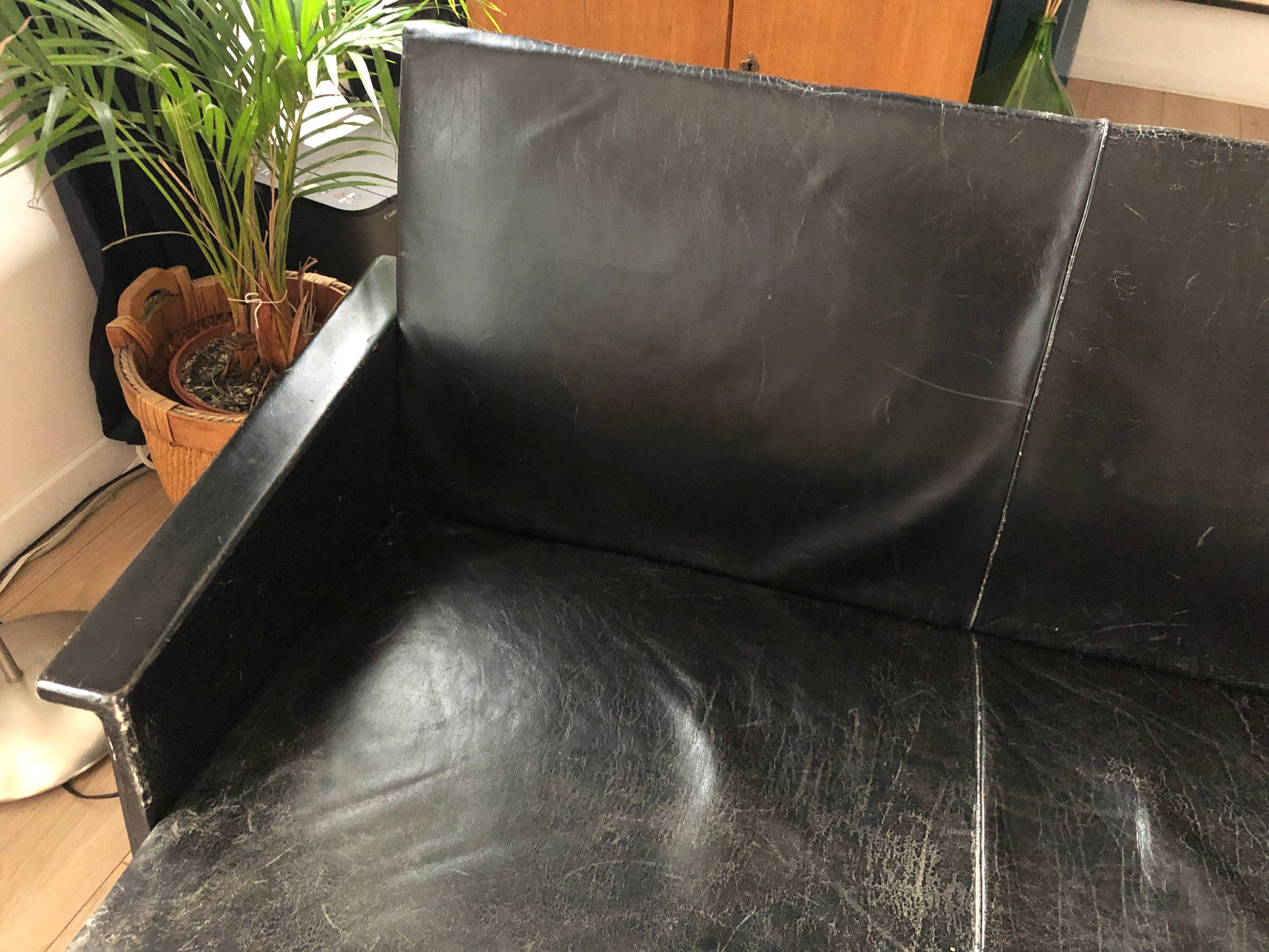 Vintage imitation bench 60s/70s 3 seats