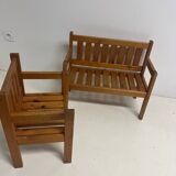 Children's bench and chair