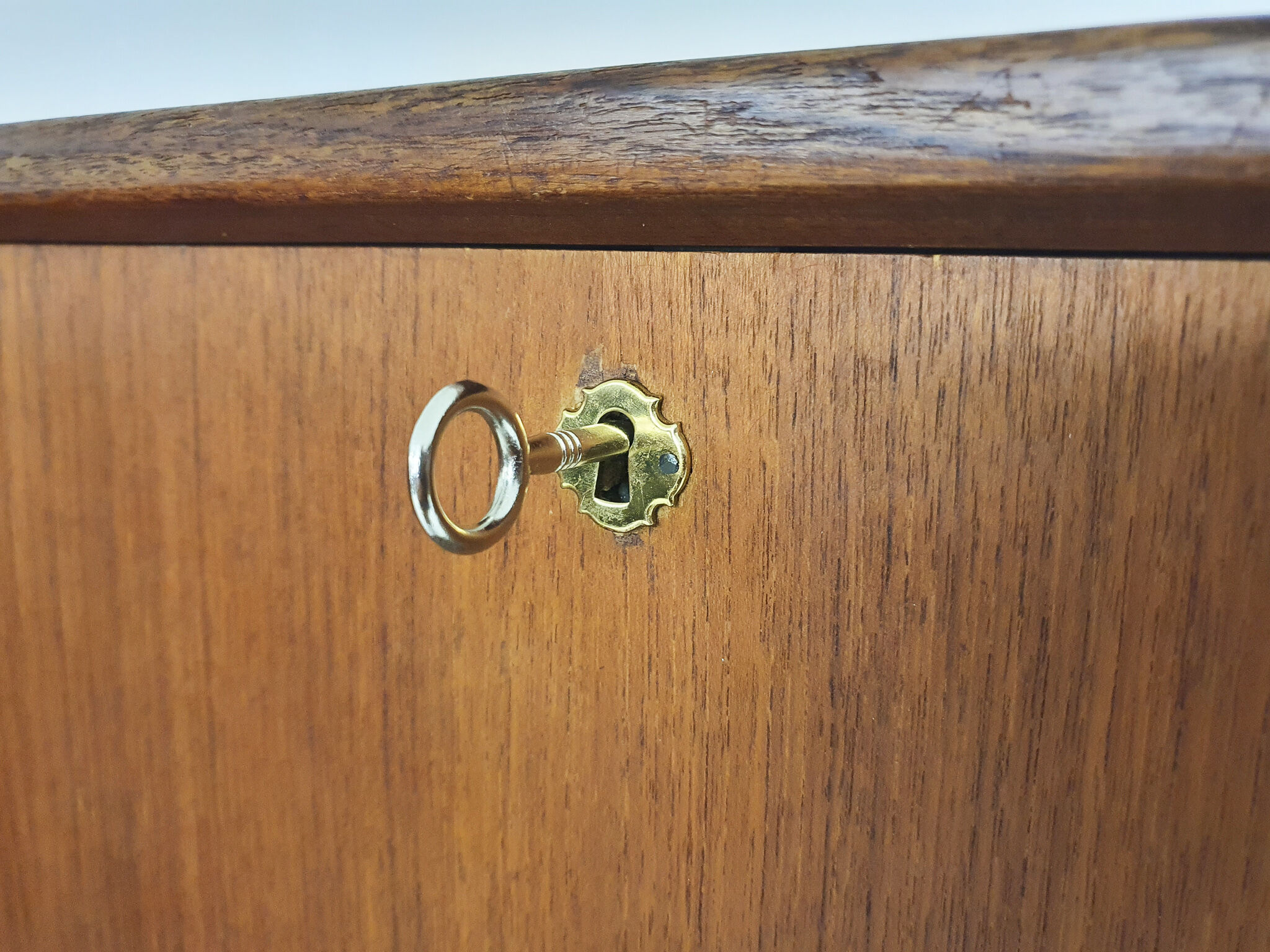 Teak highboard Model RT200/218 by Heinrich Riestenpatt for RT Mobel, Germany 1960's