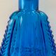 Carafe Empoli en verre bleu outremer