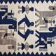 Handmade wool carpet "Pampa" with ethnic motifs from South America, 144 cm x 84 cm