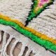 Handmade wool Berber rug 260x135 cm