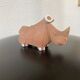 Rhinocéros vintage en céramique par Rinconada