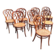 Set of 8 Thonet style bistro chairs