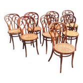 Série de x8 chaises bistrot style Thonet