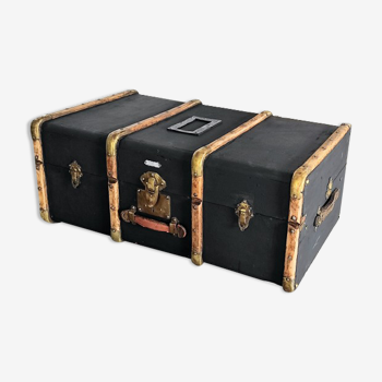 Old restored travel trunk