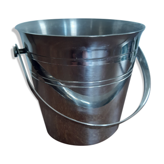 Guy Degrenne ice bucket, stainless steel, 60s-70s