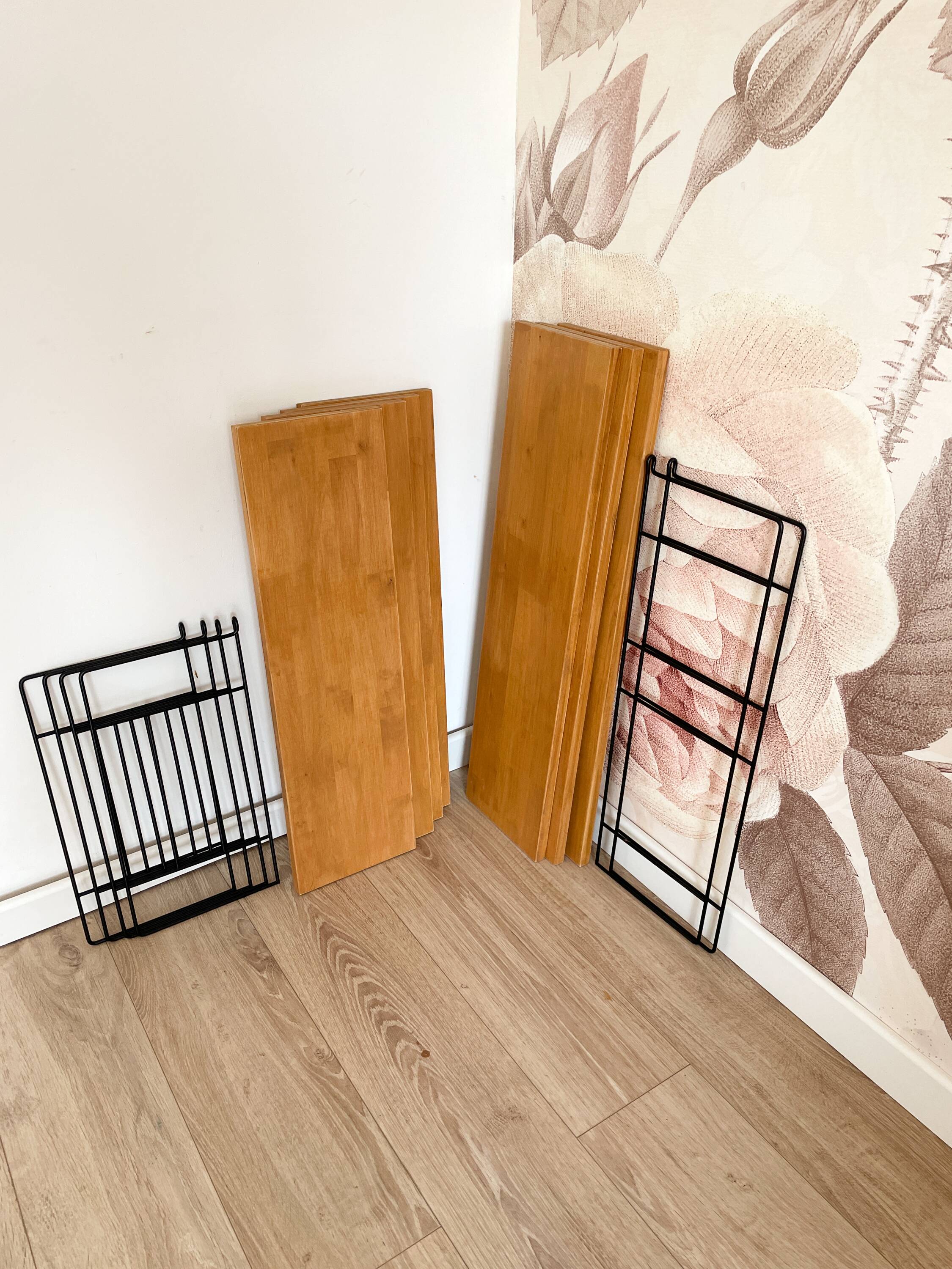 3 Wall Shelf Modules by WHB, Germany, 1960s - String Style