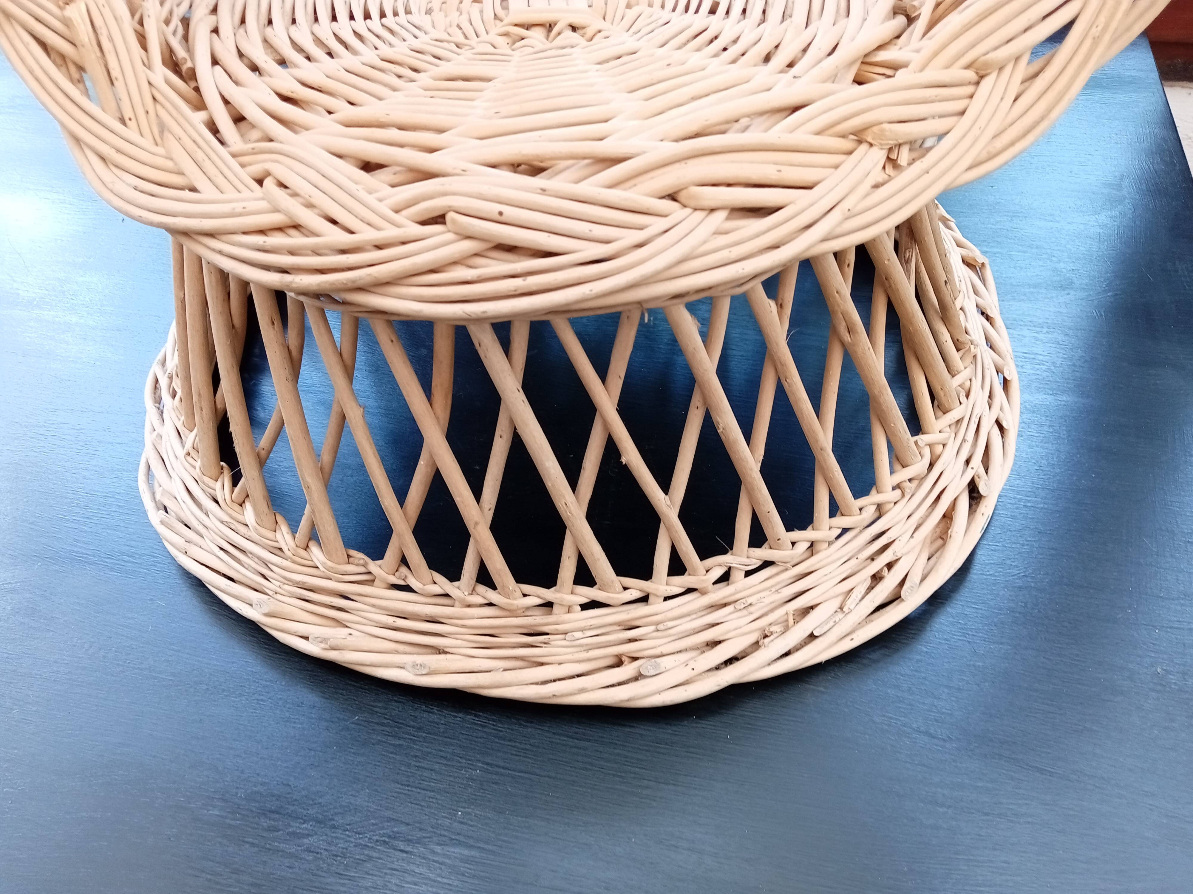 Rattan children's armchair
