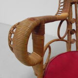 Emmanuelle chair, bamboo peacock throne