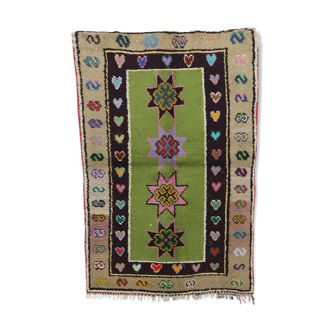 Boucherouite Vintage Moroccan Rug, 113 x 167 cm