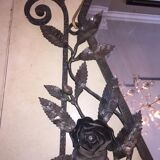 Wrought iron mirror