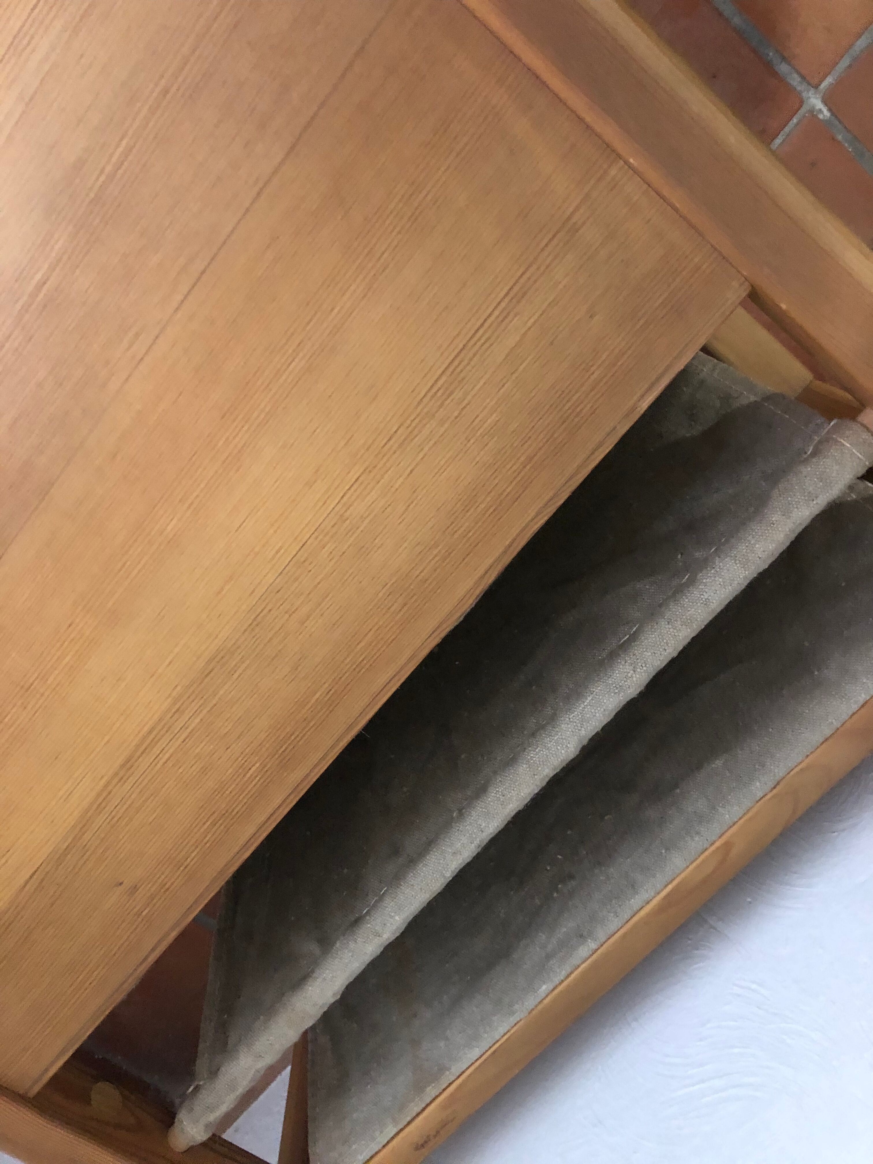 Coffee table pine magazine holder