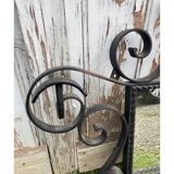 Wrought iron mirror