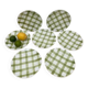 Moulin des loups tablecloth plates