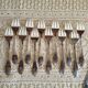 12 silver-plated fish cutlery sets by Argental