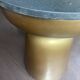 Table d'Appoint Top Granit Effet Bronze