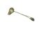 Soup ladle, Scandinavian functionalism, silver-plated brass, Denmark, early 20th century