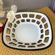 Guzzini Italy Plexiglas bread or fruit basket