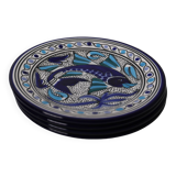 Tunisian fish plates, circa 1970