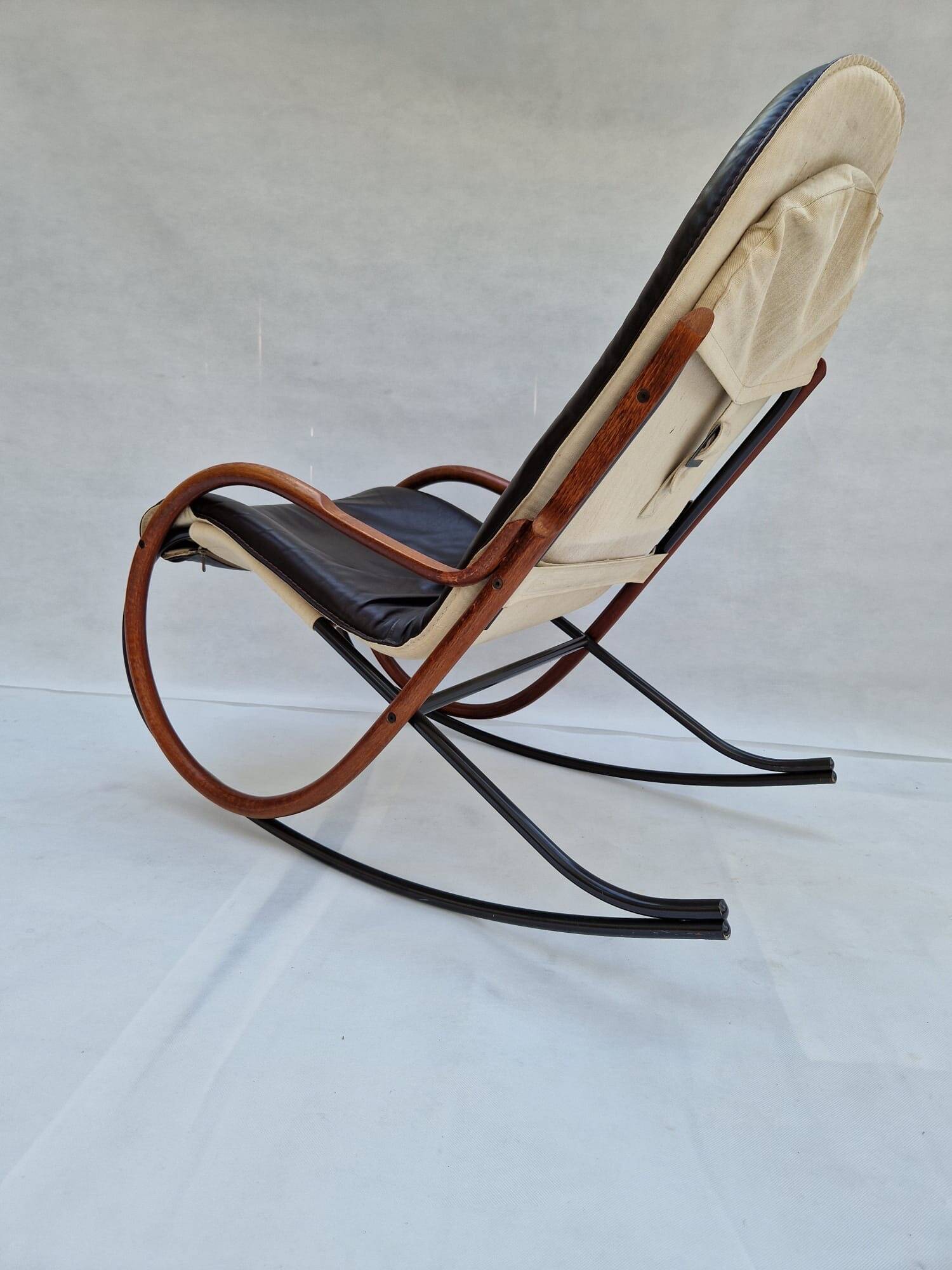 Vintage Nonna Rocking Chair by Paul Tuttle for Strässle