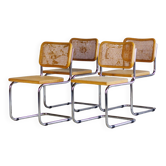 Lot de 4 chaises Cesca B32 par Marcel Breuer