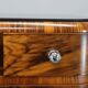Pair of Art Deco walnut bedside tables from the 1930s.