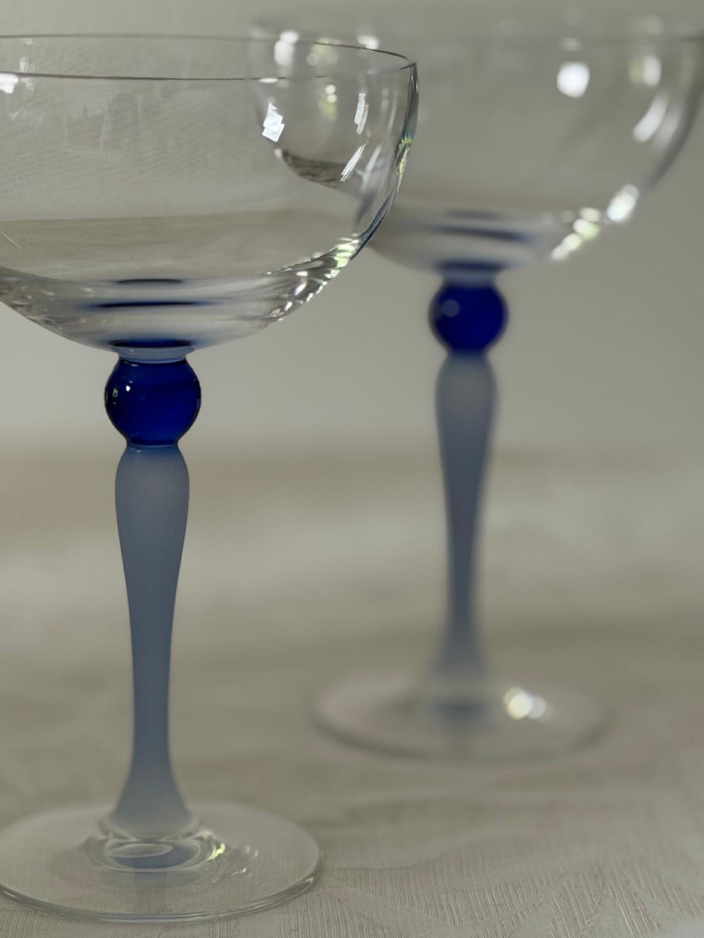 Lot 2 verres à cocktails vintage