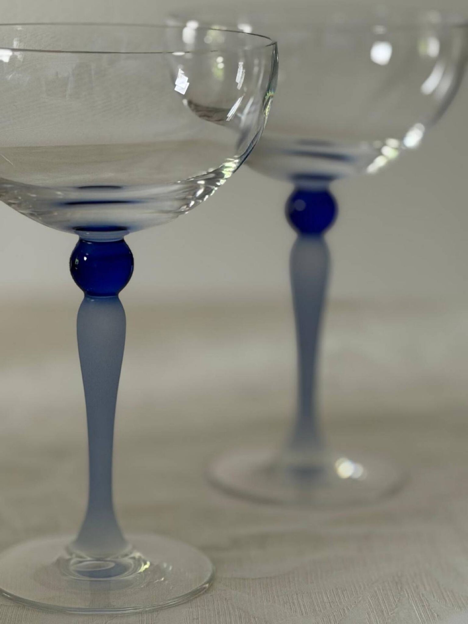 Lot 2 verres à cocktails vintage