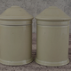 Pair of limoges porcelain storage boxes