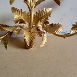 Applies three branches in gilded iron