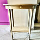 Vintage oval pedestal table