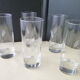 Set of 5 glasses high crystal cups of Arques Luminarc Model Gerbe
