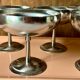 8 vintage Letang Remy stainless steel ice cream cups