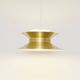 Golden Vitrika lamp, Denmark 1970s