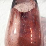 Bubbled glass vase