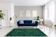 Tapis marocain moderne vert art contemporain 240x340cm