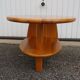 Asymmetrical coffee table in vintage pine year 70