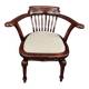 Wycombe English office chair - Dark wood