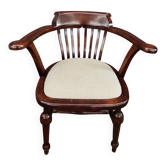 Fauteuil bureau anglais Wycombe - Bois foncé