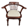 Wycombe English office chair - Dark wood