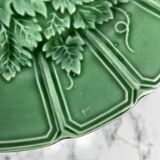 Sarreguemines grape barbotine dessert plates