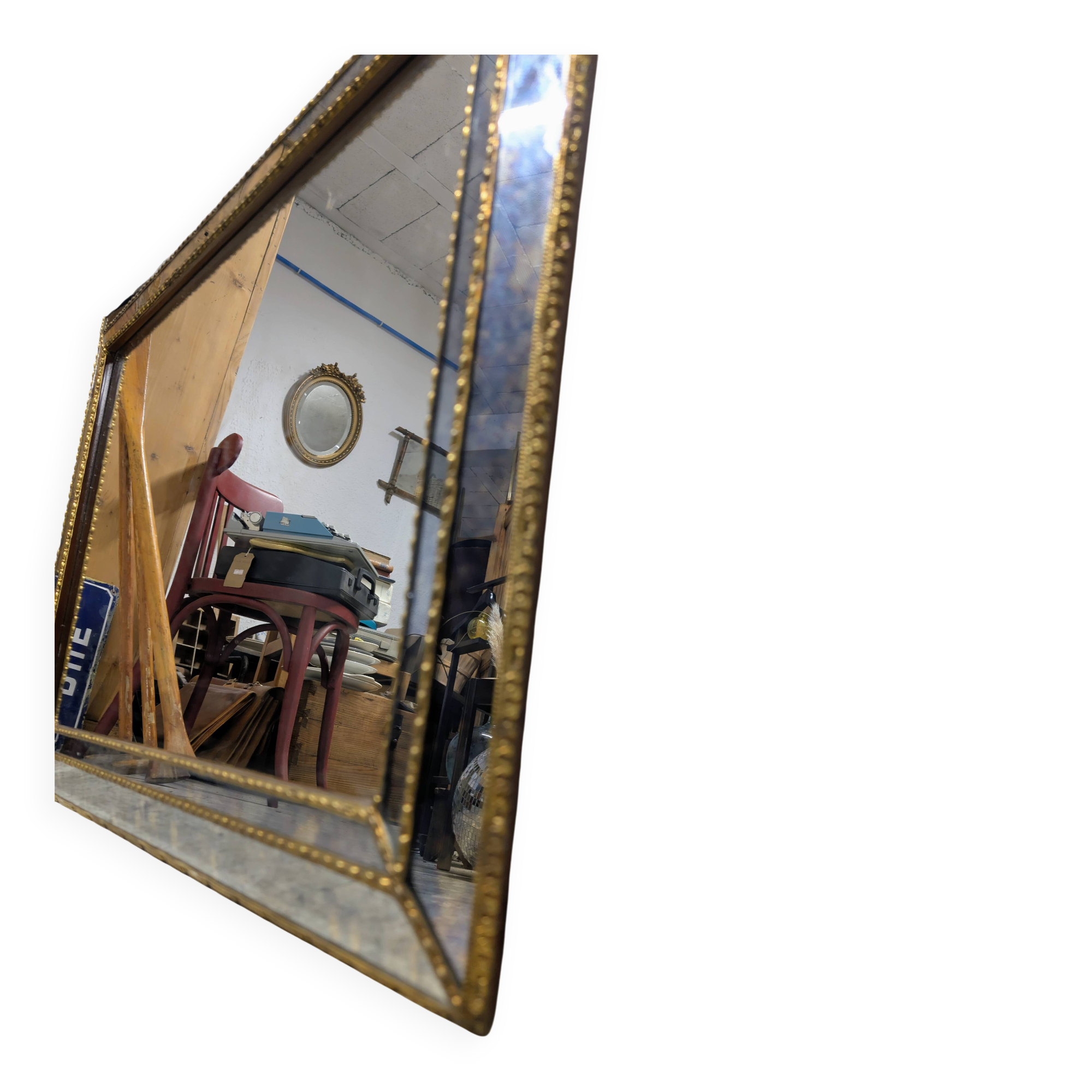 Miroir à parecloses 81x57cm